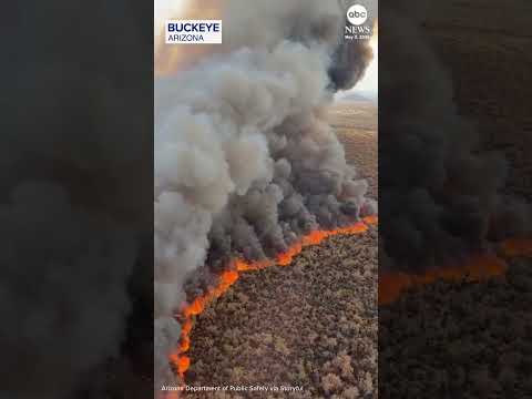 Read more about the article Firefighters battle raging wildfires in Arizona