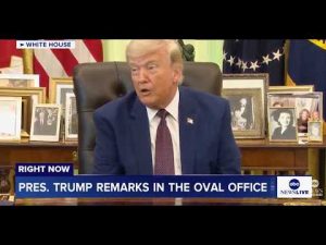 Read more about the article LIVE: President Trump delivers remarks in the Oval Office