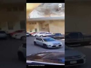 Read more about the article Kuwait releases footage it says shows drone attack on airport