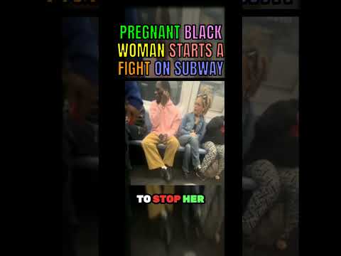 Read more about the article Black Pregnant Woman Crashes Out On Subway And Tries To Fight A MAN!