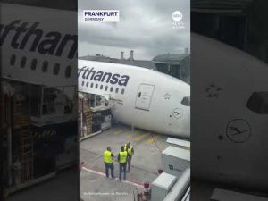 Read more about the article Airport workers injured after 787’s nose landing gear collapses in Frankfurt