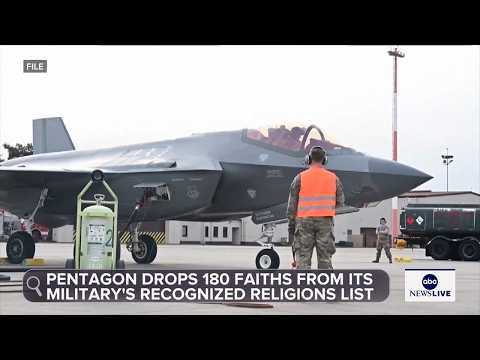 Read more about the article Pentagon drops 180 faiths from military’s recognized religions list