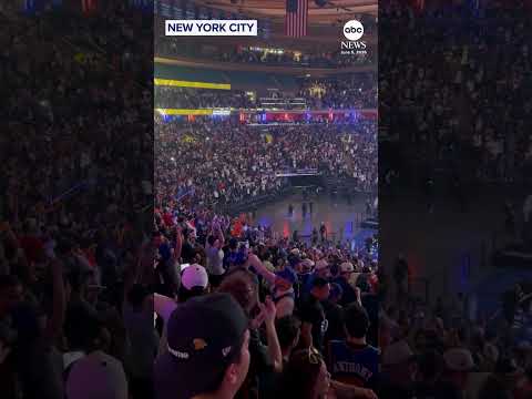 Read more about the article Watch party crowd buzzes at halftime as Knicks take on Spurs in Game 2
