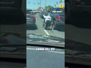 Read more about the article SEE IT: Motorized wheelchair keeps pace with surrounding vehicles #shorts #foxnews