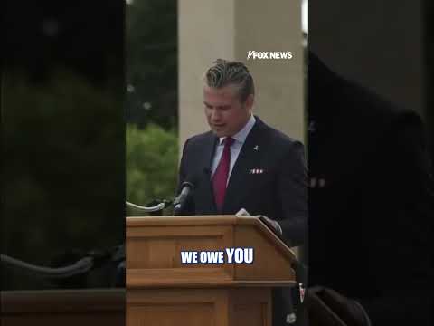 Read more about the article Secretary of War Hegseth thanks World War II veterans at D-Day ceremony #shorts #foxnews #news #fox