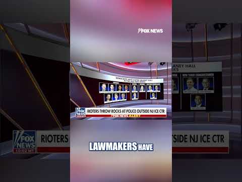 Read more about the article Anti-ICE rioters throw rocks, lumber at at agents #shorts #us #news #foxnews #ICE