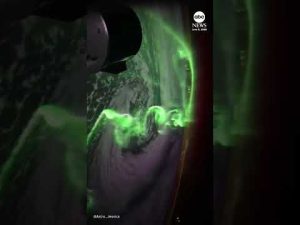 Read more about the article Timelapse captures southern aurora as seen from SpaceX Dragon shuttle