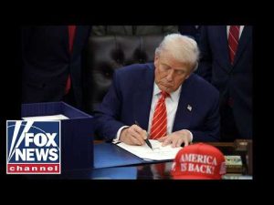 Read more about the article WATCH LIVE: Trump signs The Secure America Act