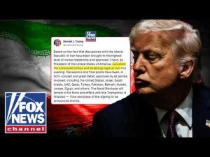 Read more about the article NEW INFO: Trump goes from ‘negotiating with bombs’ to canceling new Iran strikes