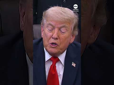 You are currently viewing President Trump answered ABC News’ Rachel Scott when pressed about a peace deal