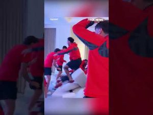 Read more about the article WATCH: US Men’s National Soccer team celebrate the NY Knicks’ game four win #news #us #sports