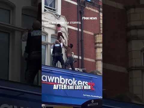 You are currently viewing SEE IT: Man makes life-saving catch as London girl dangles from balcony #shorts