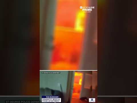 Read more about the article Police in St. George, Utah, rushed to a fast-moving apartment fire, rescuing several people