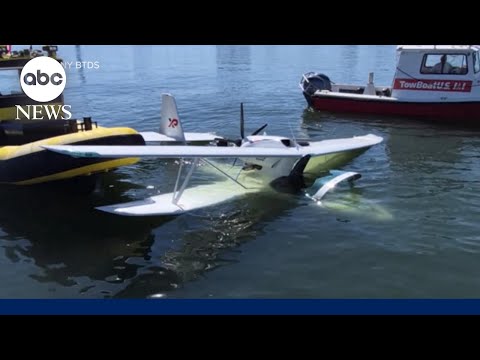 Read more about the article 2 rescued after seaplane submerges