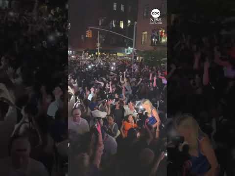 Read more about the article Celebrations break out in NYC as Knicks clinch NBA Finals