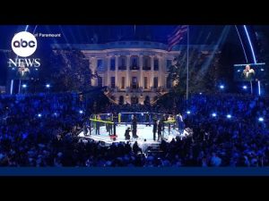 Read more about the article Inside Trump’s UFC fight on the South Lawn