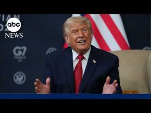 Read more about the article COMING UP: President Trump holds news conference on final day of G7 summit