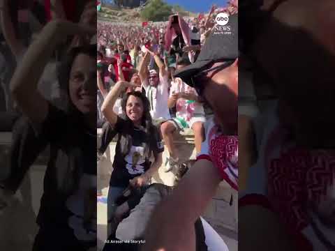 You are currently viewing Jordan fans watch World Cup match at 2nd-century Roman Theatre
