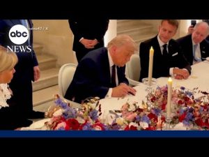 Read more about the article Trump signs memorandum with Iran while dining at Versailles: White House