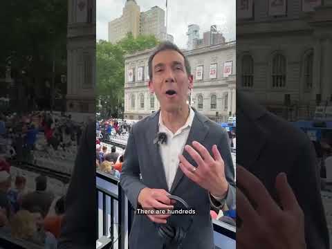 Read more about the article ABC News’ Aaron Katersky soaks up atmosphere as fans celebrate the New York Knicks’ NBA Finals win