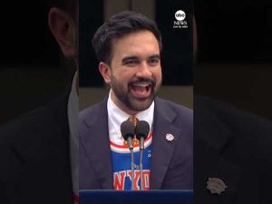 Read more about the article New York City Mayor Zohran Mamdani celebrates the New York Knicks’ NBA Finals victory