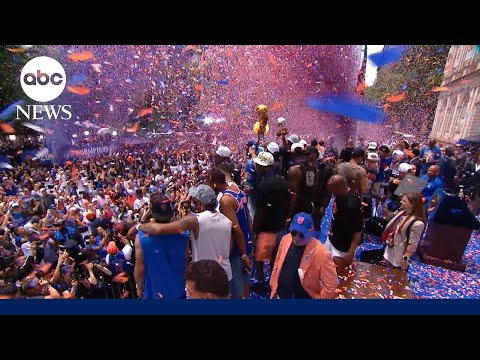 You are currently viewing 2 million turn out for Knicks parade in New York City