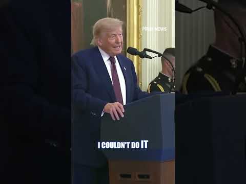 Read more about the article Trump jokes at Medal of Honor ceremony: ‘WANTED TO GIVE IT TO MYSELF’ #foxnews #news #us #fox
