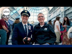 Read more about the article David Muir shares how son helped dad on retirement flight after ALS cut career short
