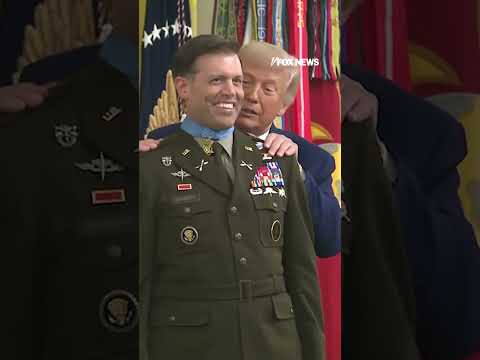 Read more about the article WATCH: President Trump shares a laugh with a Medal of Honor recipient #trump #shorts #medalofhonor
