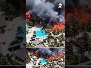 Read more about the article Tourist dead after massive fire breaks out at Dominican Republic resort, officials say