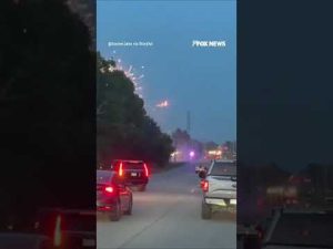 Read more about the article SEE IT: Fireworks stand goes up in FLAMES #foxnews #news #shorts #fireworks #oklahoma #road