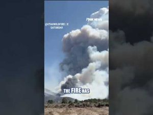 Read more about the article Wildfires prompt HUNDREDS of evacuations in Utah #foxnews #news #shorts #fire #disaster