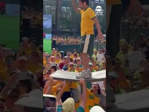 Read more about the article Australian World Cup fans go surfing outside Seattle stadium