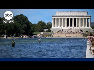 Read more about the article President Trump claims vandals are responsible for Reflecting Pool problems