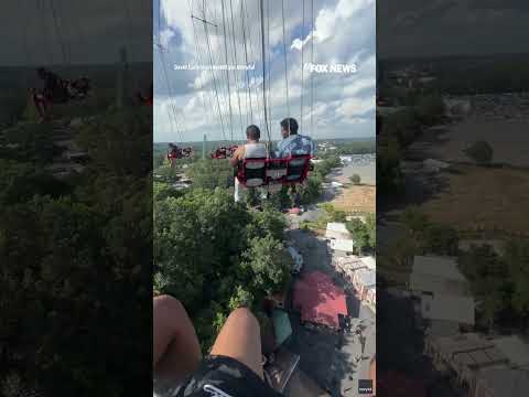 Read more about the article ‘I’m not doing this s— no more’: Thrill ride turns into a tense wait 260 feet in the air #shorts