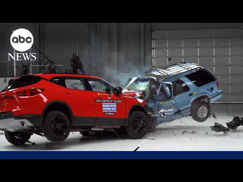 Read more about the article Crash test comparison reveals safety improvements in cars