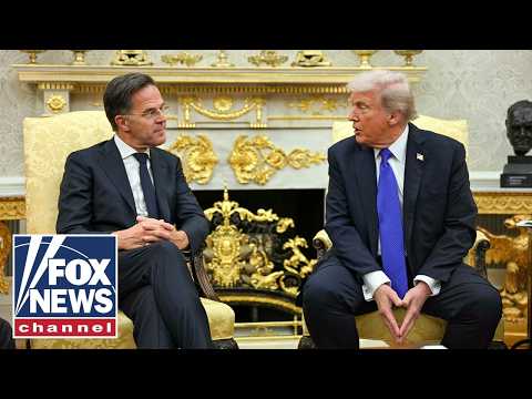 Read more about the article President Trump meets with NATO Sec General Mark Rutte at the White House