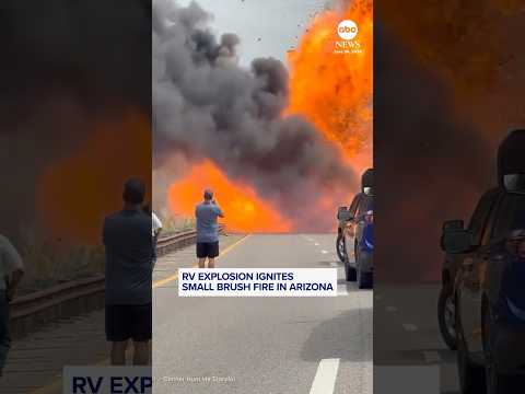 Read more about the article RV explosion ignites small brush fire in Arizona