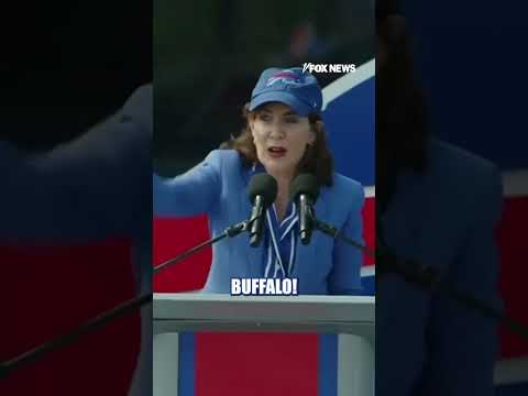 You are currently viewing Kathy Hochul’s Buffalo Bills chant fumbles into AWKWARD SILENCE #foxnews #news #us #fox