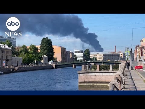 Read more about the article Ukrainian drones hit St. Petersburg as key Putin economic forum opens