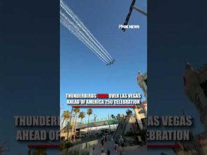 Read more about the article Thunderbirds SOAR over Las Vegas ahead of America 250 celebration #foxnews #news #shorts