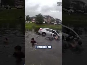 Read more about the article Officers save driver trapped inside sinking vehicle #shorts #usa #us #rescue #viral #news