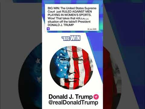 Read more about the article Trump celebrates ‘BIG WIN’ on trans sports #shorts #us #news #Foxnews #Trump