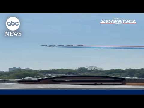 Read more about the article A patriotic flyover across the Hudson River