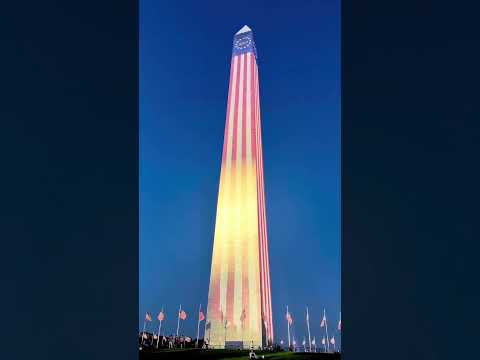 You are currently viewing Washington Monument LIGHTS UP for America 250