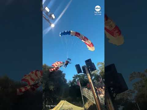 You are currently viewing Skydiver makes hard landing at crowded rodeo