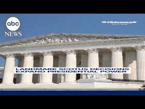 Read more about the article Landmark SCOTUS decisions expand presidential power