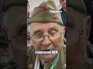 Read more about the article 103-year-old WWII vet sings ‘God Bless America’ from storm shelter #shorts #us #foxnews #america250