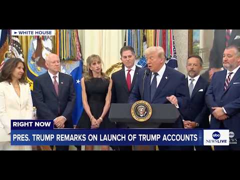 Read more about the article President Trump rings opening bell at New York Stock Exchange from the Oval Office: LIVE