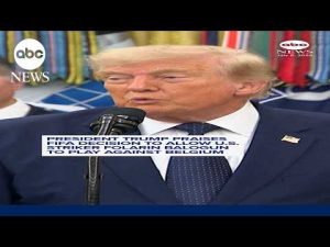 Read more about the article Trump praises decision to allow U.S. striker Folarin Balogun to play against Belgium
